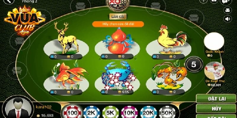 Bầu cua Vuaclub - Những thông tin nên biết